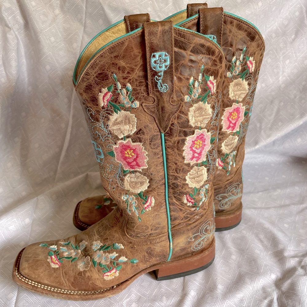 Big Girl Macie Bean Embroidered Boots